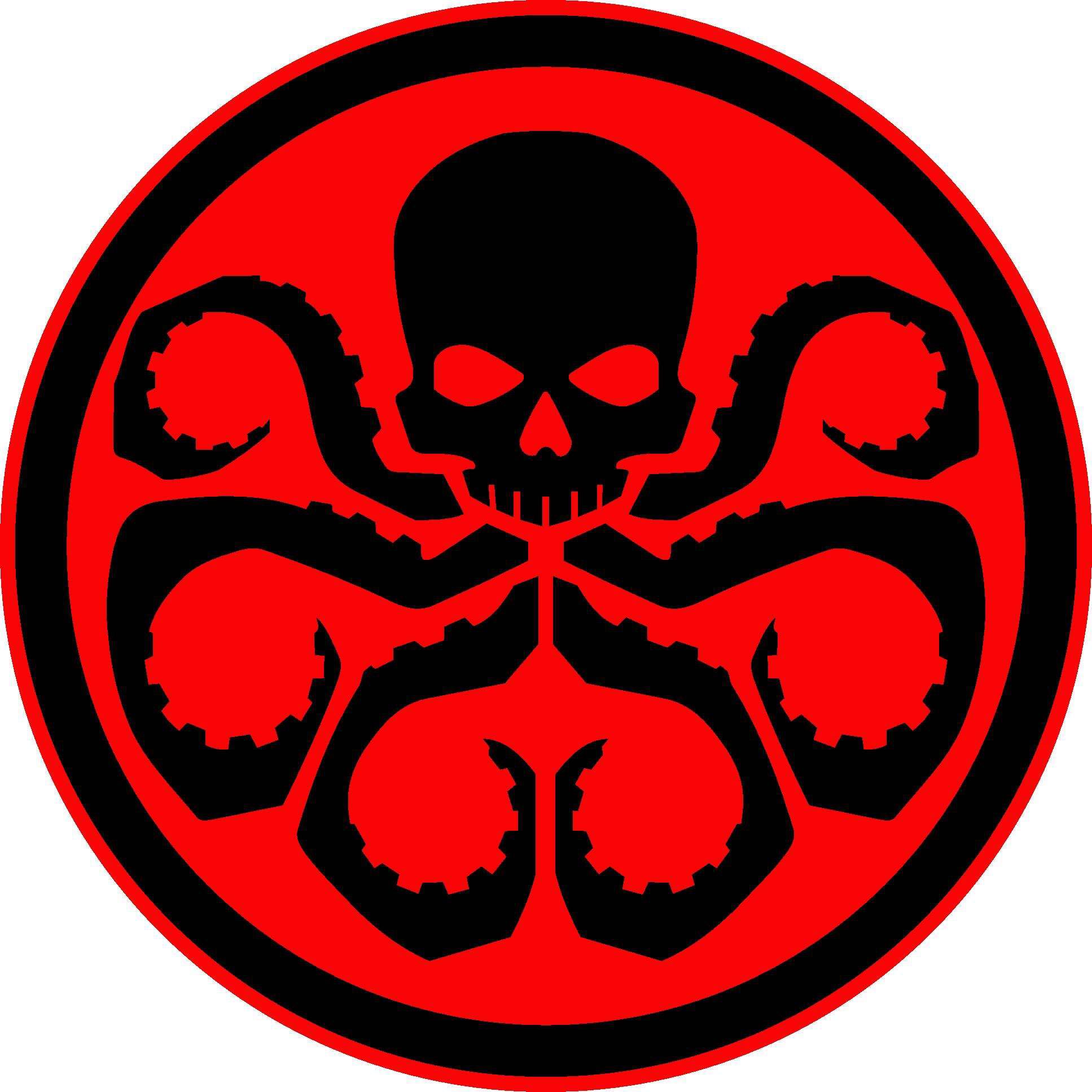 就会再长出两个头取而代之,该组织的标记就是一个骷髅头下面连着类似